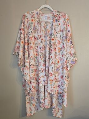 Floral Kimono Cover-Up